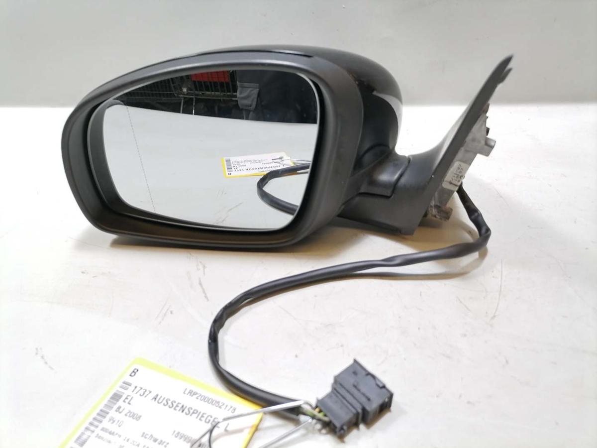 Skoda Fabia 2 5J original Außenspiegel links 9910 schwarz elektrisch Bj.2008